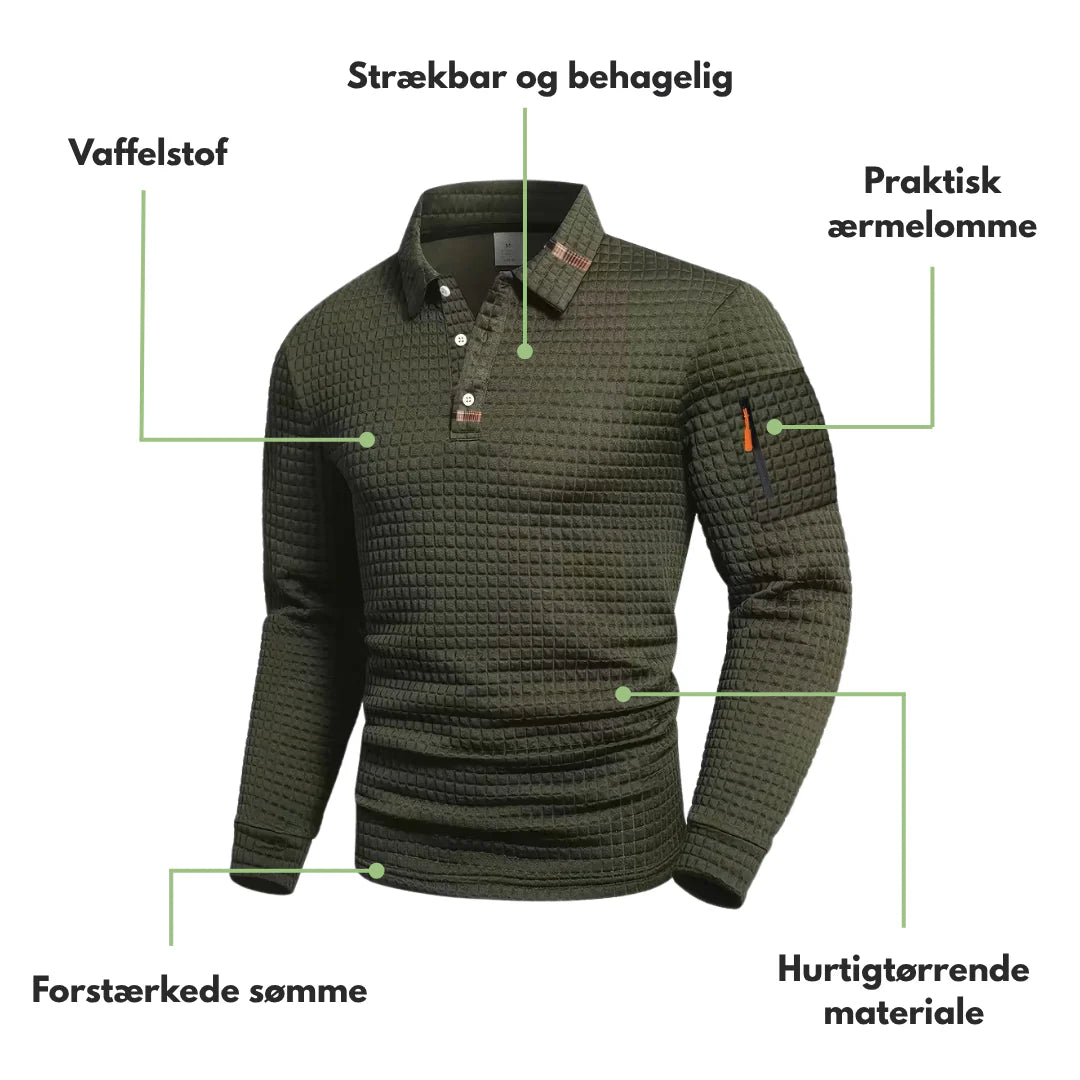 Taktisk Polo – Lange Ærmer – Hurtigtørrende