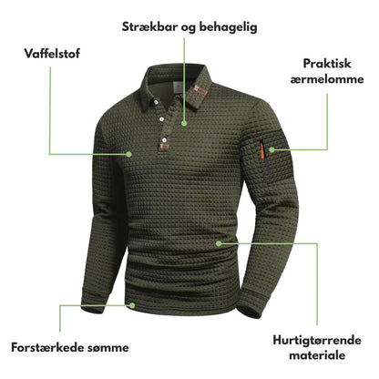 Taktisk Polo – Lange Ærmer – Hurtigtørrende