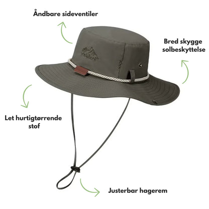 Solhatt Herre Vandring – Lettvekt & UV-beskyttende