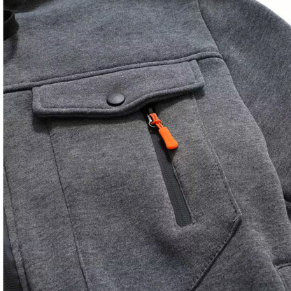 Softshell Hættetrøje – Fuld Lynlås – Termo Jakke