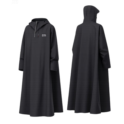 Unisex Regnponcho – Vandtæt med Hætte – Lang Jakke