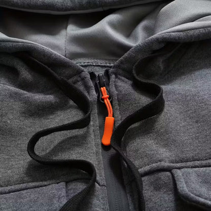 Softshell Hættetrøje – Fuld Lynlås – Termo Jakke