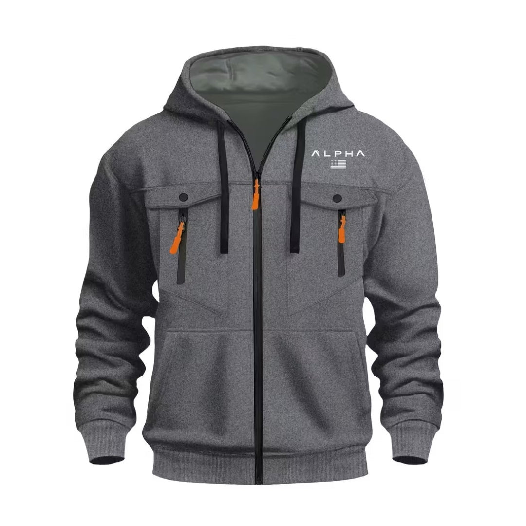 Softshell Hættetrøje – Fuld Lynlås – Termo Jakke