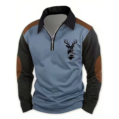 Outdoor Trøje – Half Zip – Hjorte Design