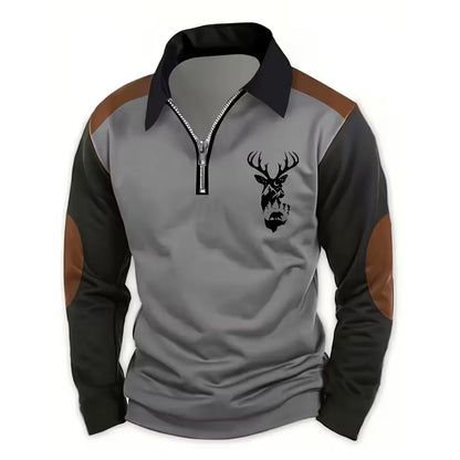 Outdoor Trøje – Half Zip – Hjorte Design