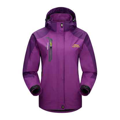 Softshell jakke dame i grøn set fra siden