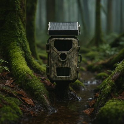 Vildtkamera – 20MP Full HD – Solpanel – Nattesyn – Hurtig Registrering