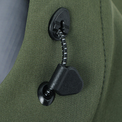 Softshell jakke herre i sort set forfra