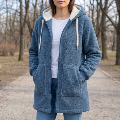 Fleece jakke dame – hovedbillede