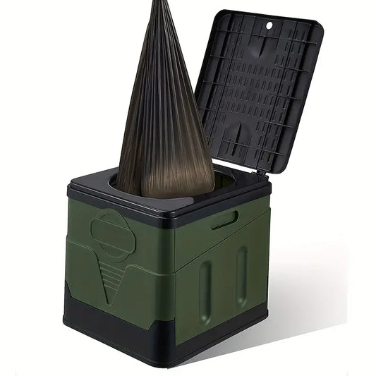Sammenklappeligt transportabelt toilet - Campingtoilet