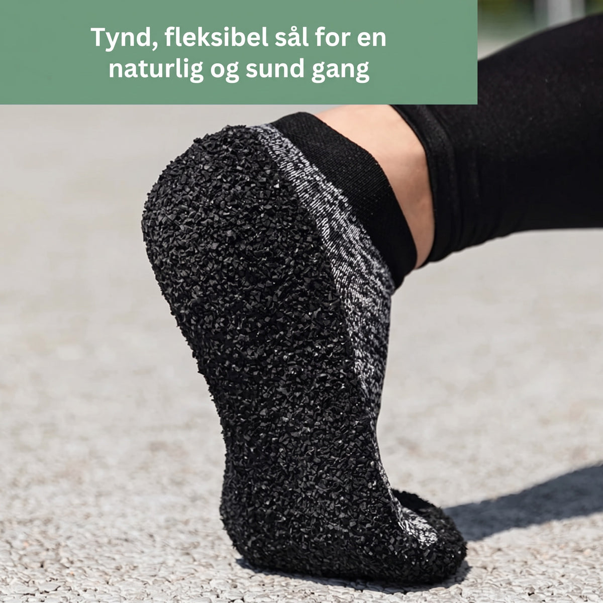 Barfodssko – tynd, fleksibel sål for en naturlig gang