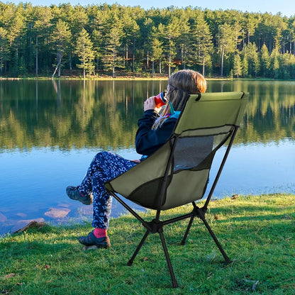 OutdoorHaven - Sammenklappelig Campingstol - Comfort+
