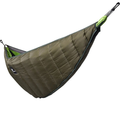 Underquilt hængekøje pakket sammen