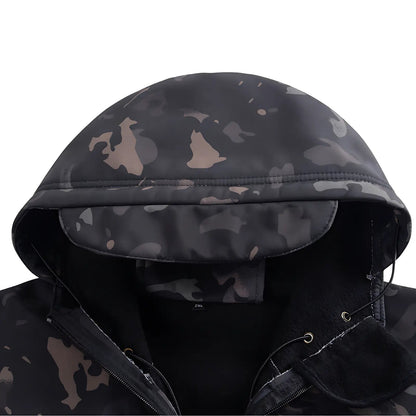 Softshell jakke herre grøn i skoven