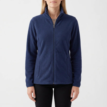 Overgangsjakke dame dobbeltbørstet fleece, billede 5