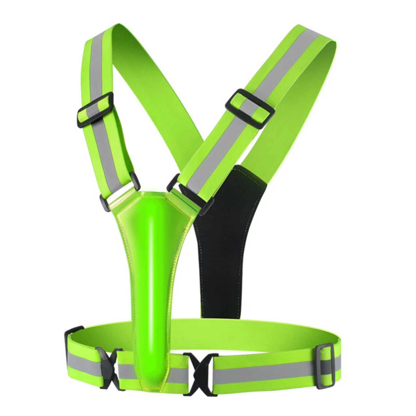 Reflexvest med LED-lysstriber