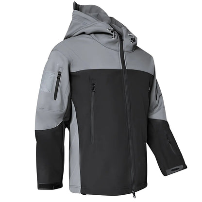Softshell jakke herre brystlomme med lynlås