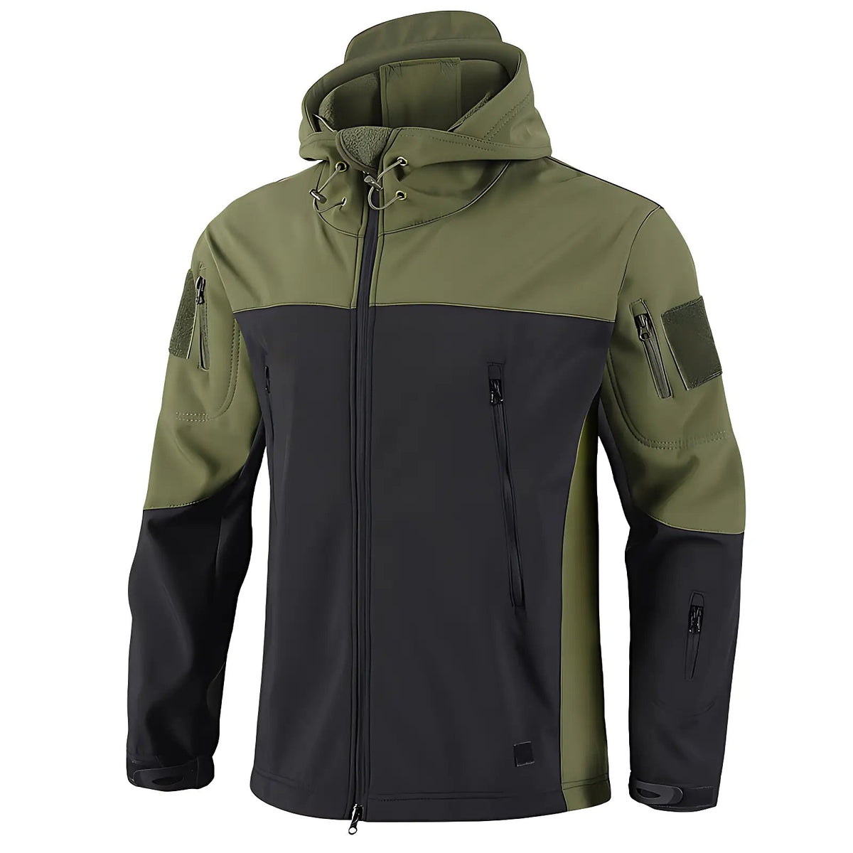 Softshell jakke herre sort camouflage set bagfra