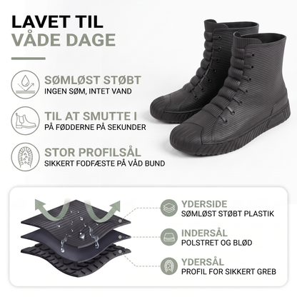Gummistøvler sneaker-look tæt på